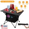 iMountek Roll Up Camping Table with Storage Basket, Size M