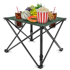 LakeForest Folding Camping Tables, Set of 2, Green