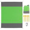 iMountek Sand Proof Picnic Blanket, 108 x 96 in, Green
