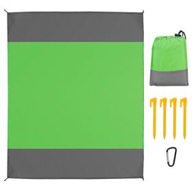 iMountek Sand Proof Picnic Blanket, 108 x 96 in, Green