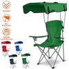 LakeForest Folding Canopy Lawn Chair, Green
