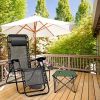 LakeForest Folding Camping Table with Cup Holders, Green