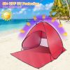 iMountek Pop Up Beach Tent, 2 to 3 Person, Red