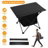 iMountek Roll Up Camping Table with Storage Basket, Size M