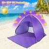 iMountek Pop Up Beach Tent, 2 to 3 Person, Purple