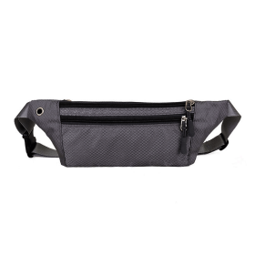 Waterproof Fanny Pack for Running and Travel - Gray