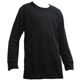 POLY-LITE YOUTH CREW BLACK SM