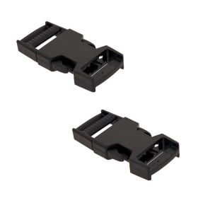 SIDE REL BUCKLE 1" 2PK