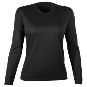BI-PLY CREW WMNS BLK MD