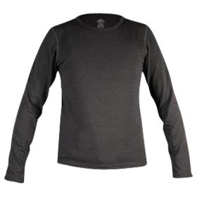 BI-PLY CREW KIDS BLK SM