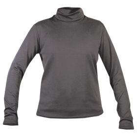 BI-PLY T-NECK KIDS BLK MD