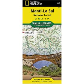 MANTI-LA SAL MAP - UTAH