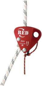 RED BACK-UP DEVICE - CRD&POPPR - RED with POPPER CORD