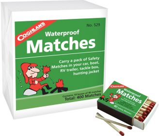 WATERPROOF MATCHES 10 BOXES