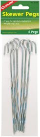 STEEL SKEWER TENT PEG 7" 6 PK