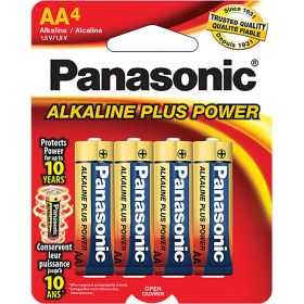 ALKALINE PLUS POWER AA 4-PK