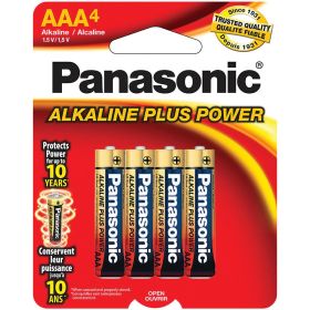 ALKALINE PLUS POWER AAA 4-PK