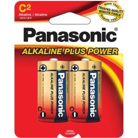 ALKALINE PLUS POWER C 2-PK