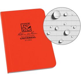 FIELD FLEX MEMO BOOK ORANGE - STAPLED NOTEBOOK