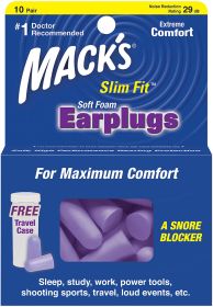 MACK'S SLIM FIT EARPLUGS 10 PR