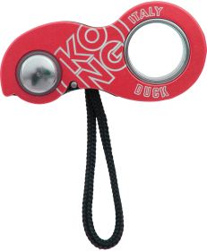 DUCK ROPE CLAMP/ASCENDER RED - RED/BLACK COLOR