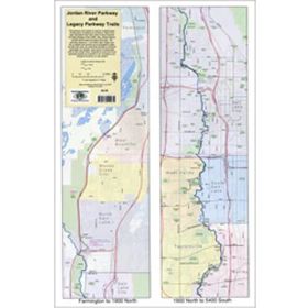 JORDAN RIVER TRAIL MAP - UTAH