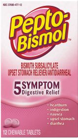 PEPTO BISMOL CHEWABLE