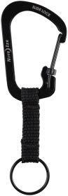SLIDELOCK KEY RING BLACK