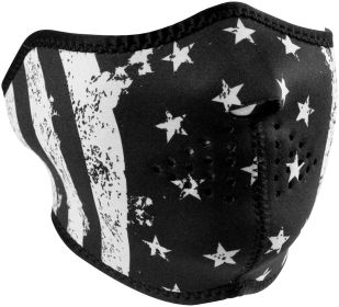 NEO 1/2 MASK BLACK/WHITE FLAG