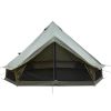 13.1FT Oxford Bell Tent for Family Camping Spacious Yurt Tent with Stove Jack, 4 Season Glamping Shelter, Waterproof Oxford Hot Tent for 4-8 People