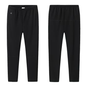 Winter Heated Pants for Men Women with 12 Heating Zones 5V USB Powered Heating Trouser with 3 Heating Levels Machine Washable for Outdoor Winter Activ (Option: M)